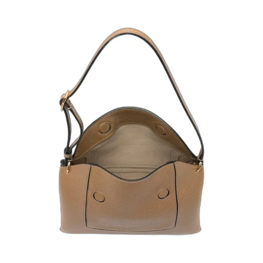 Penelope Slouch Logo-Detail Shoulder Bag