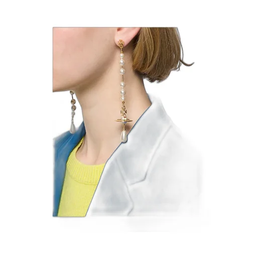 Beaded Pendant Earrings
