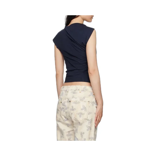 Asymmetric Short-Sleeved T-Shirt