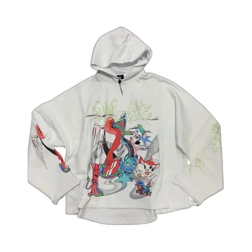 Long-Sleeved Hooded Sweater