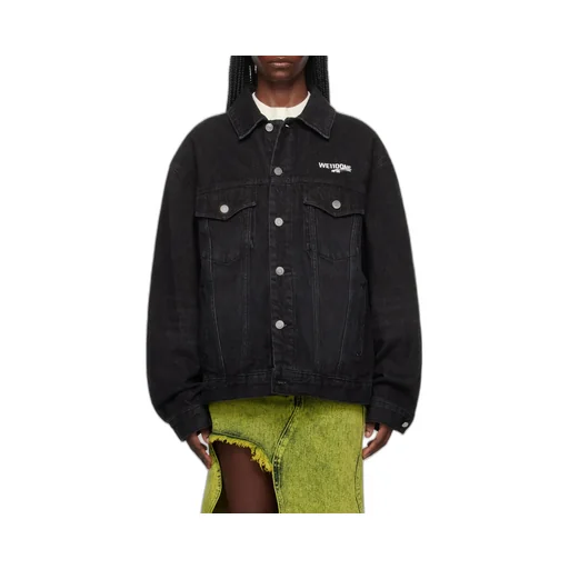 Logo-Print Denim Jacket