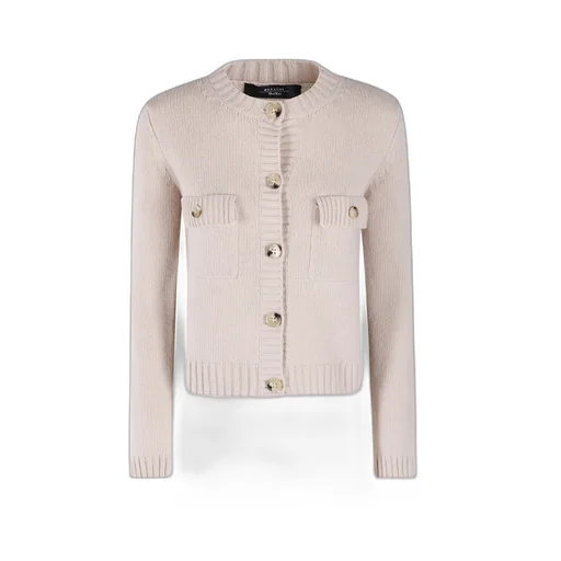 Crewneck Knitted Cardigan