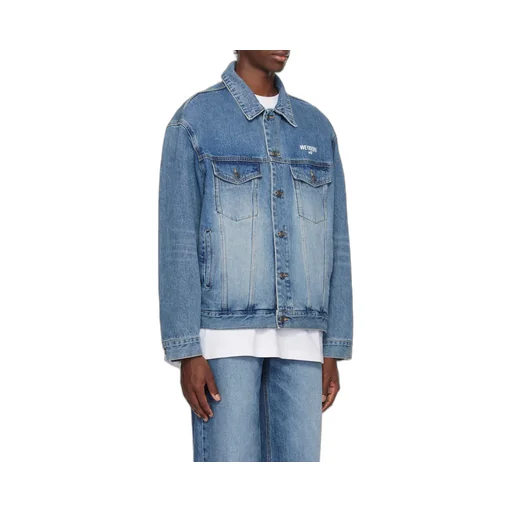 Logo-Print Denim Jacket