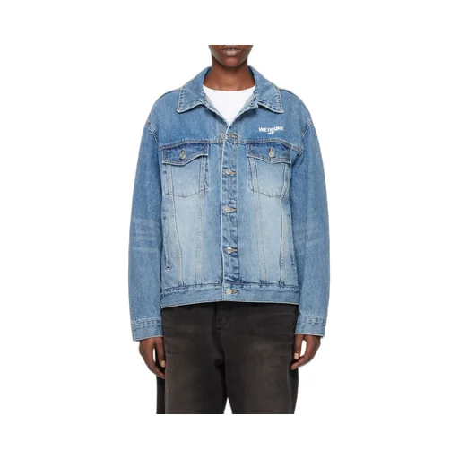 Logo-Print Denim Jacket