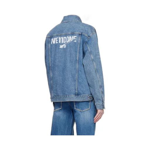 Logo-Print Denim Jacket