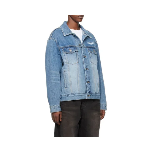 Logo-Print Denim Jacket