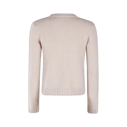 Crewneck Knitted Cardigan