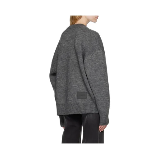 Pile Intarsia-Knit Logo Jumper