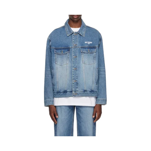 Logo-Print Denim Jacket