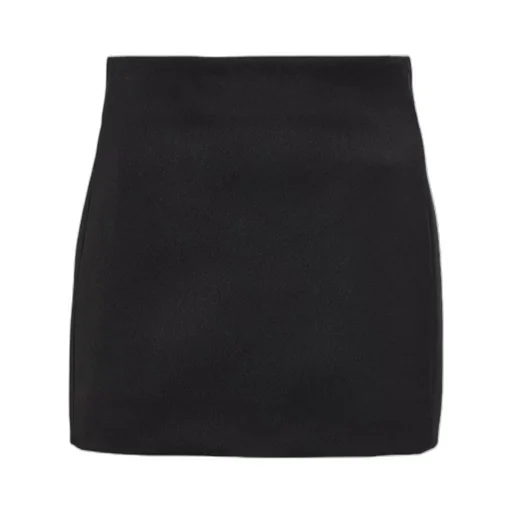 High-Waisted Straight Skirt