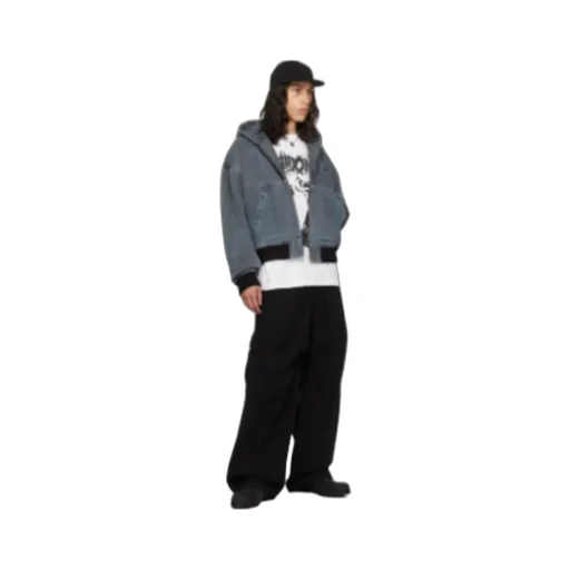 Logo Zipper Cotton Suit