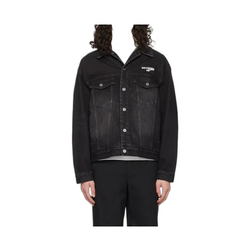 Logo-Print Denim Jacket