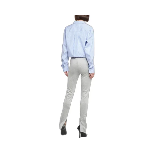 Jersey Split-Hem Leggings