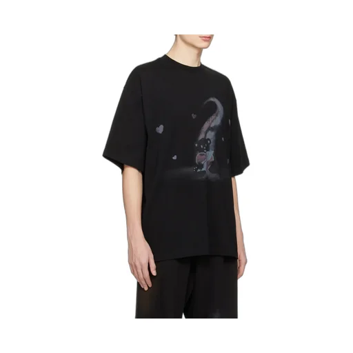 Teddy Bear Printed Crewneck T-Shirt