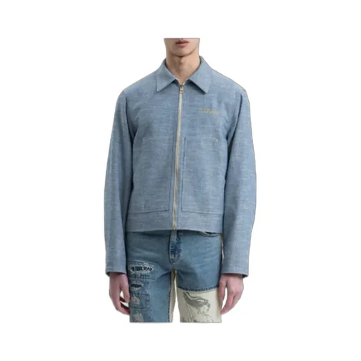 Long-Sleeved Logo Casual Jacket