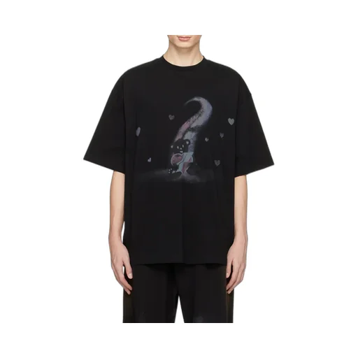 Teddy Bear Printed Crewneck T-Shirt