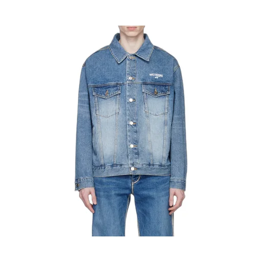 Logo-Print Denim Jacket
