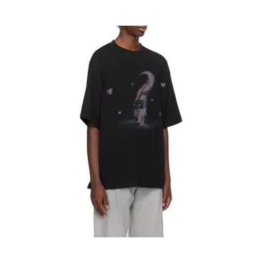 Teddy Bear Printed Crewneck T-Shirt