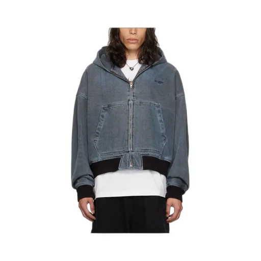 Logo Zipper Cotton Suit