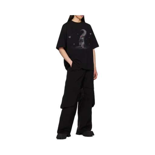 Teddy Bear Printed Crewneck T-Shirt