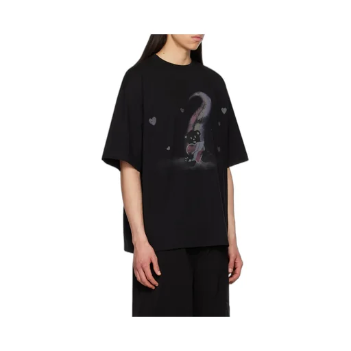 Teddy Bear Printed Crewneck T-Shirt