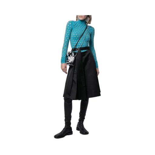Pleated Midi Skirt
