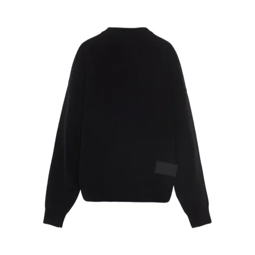 Logo-Intarsia Crew-Neck Jumper