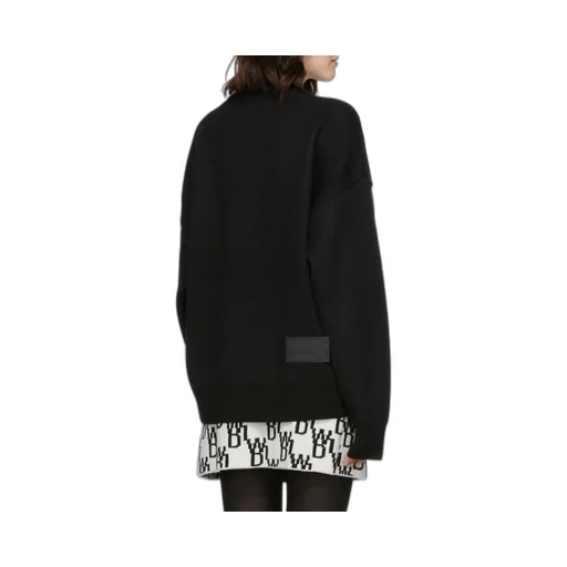 Logo-Intarsia Crew-Neck Jumper