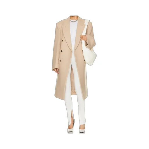 X Hailey Bieber Virgin Wool Coat