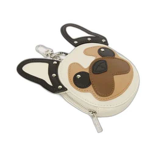 Dog-Face Zipped Keyring