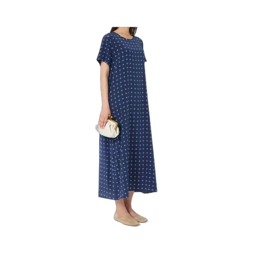 Printed Silk T-Shirt Dress
