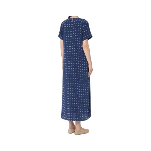 Printed Silk T-Shirt Dress