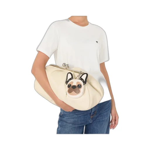 Dog-Face Zipped Keyring