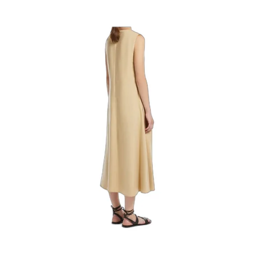 Egoista V-Neck Sleeveless Midi Dress