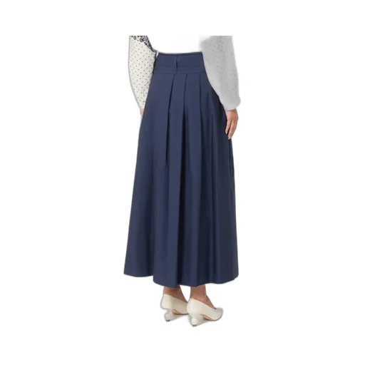 Pleated Cotton Skirt