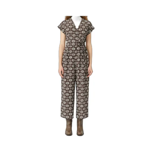 Printed Silk Jumpsuit