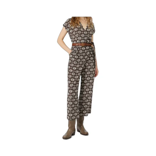 Printed Silk Jumpsuit