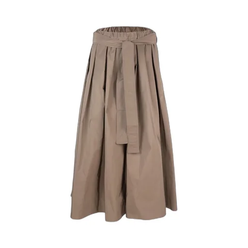 Taffeta Midi Skirt