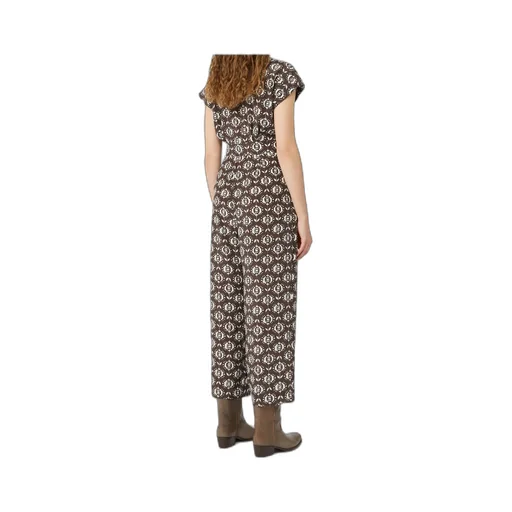 Printed Silk Jumpsuit