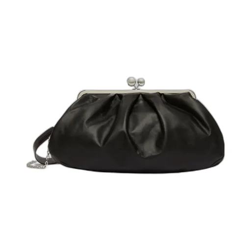 Logo Engraved Shoulder Bag