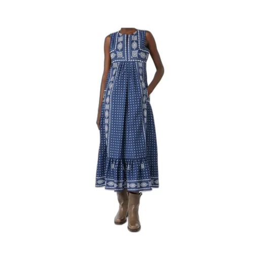 Printed Poplin Dress