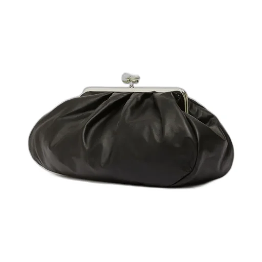 Logo Engraved Shoulder Bag
