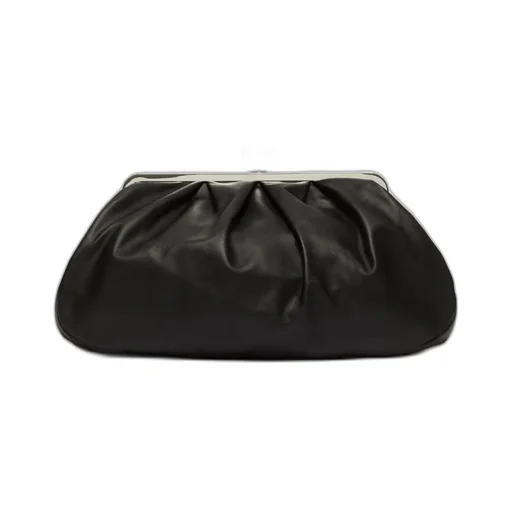 Logo Engraved Shoulder Bag