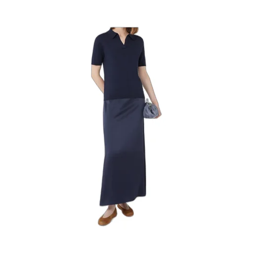 Satin Calf-Length Skirt