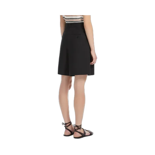 Flared Bermuda Shorts