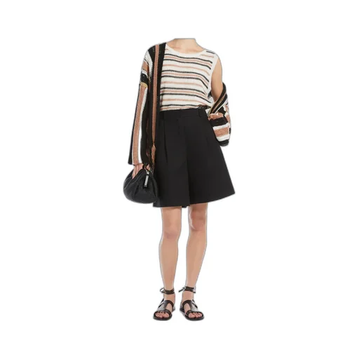 Flared Bermuda Shorts