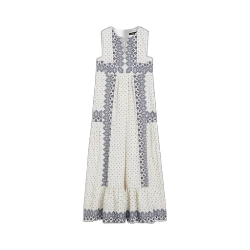 Printed Poplin Dress