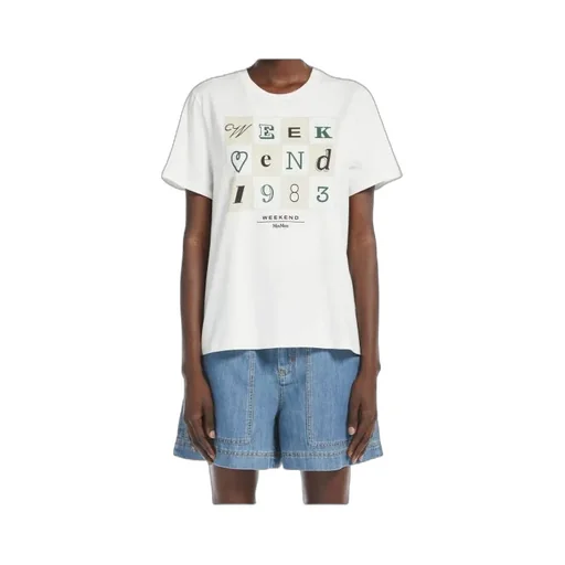 Teiera Logo Printed Crewneck T-Shirt