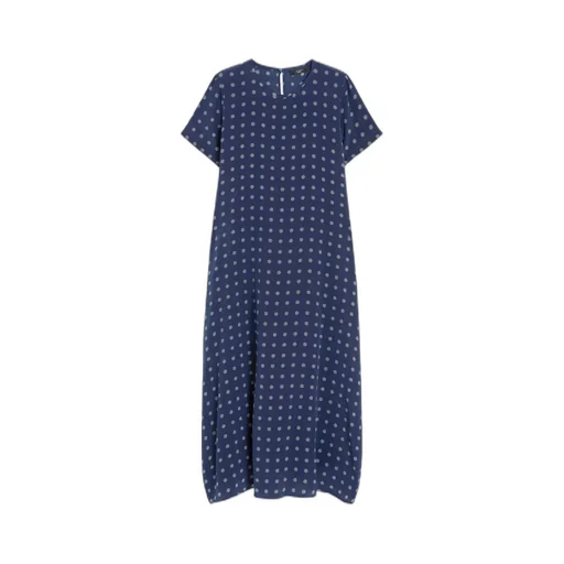 Printed Silk T-Shirt Dress