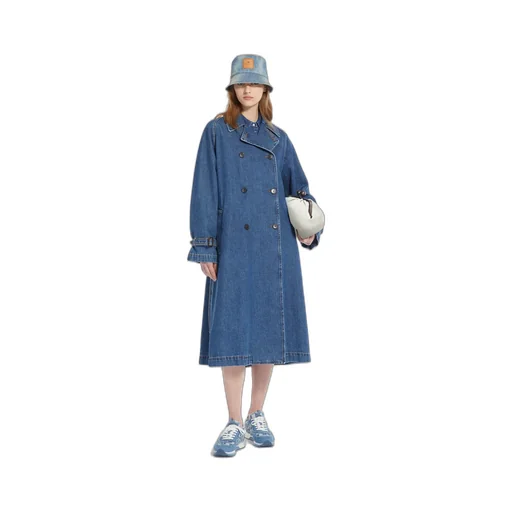 Denim Trench Coat